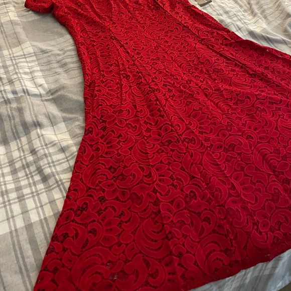 Valentines Date Night Lace Dress - Picture 3 of 4